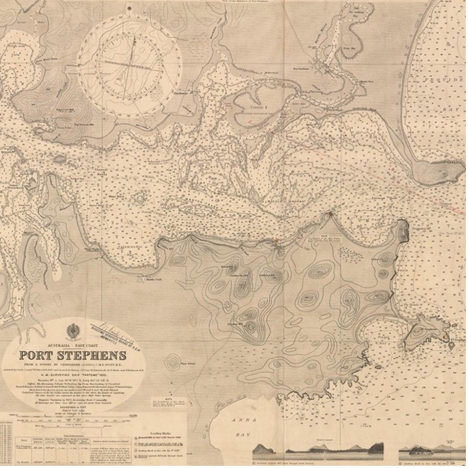 Port Stephens Survey Map –&nbsp;1920