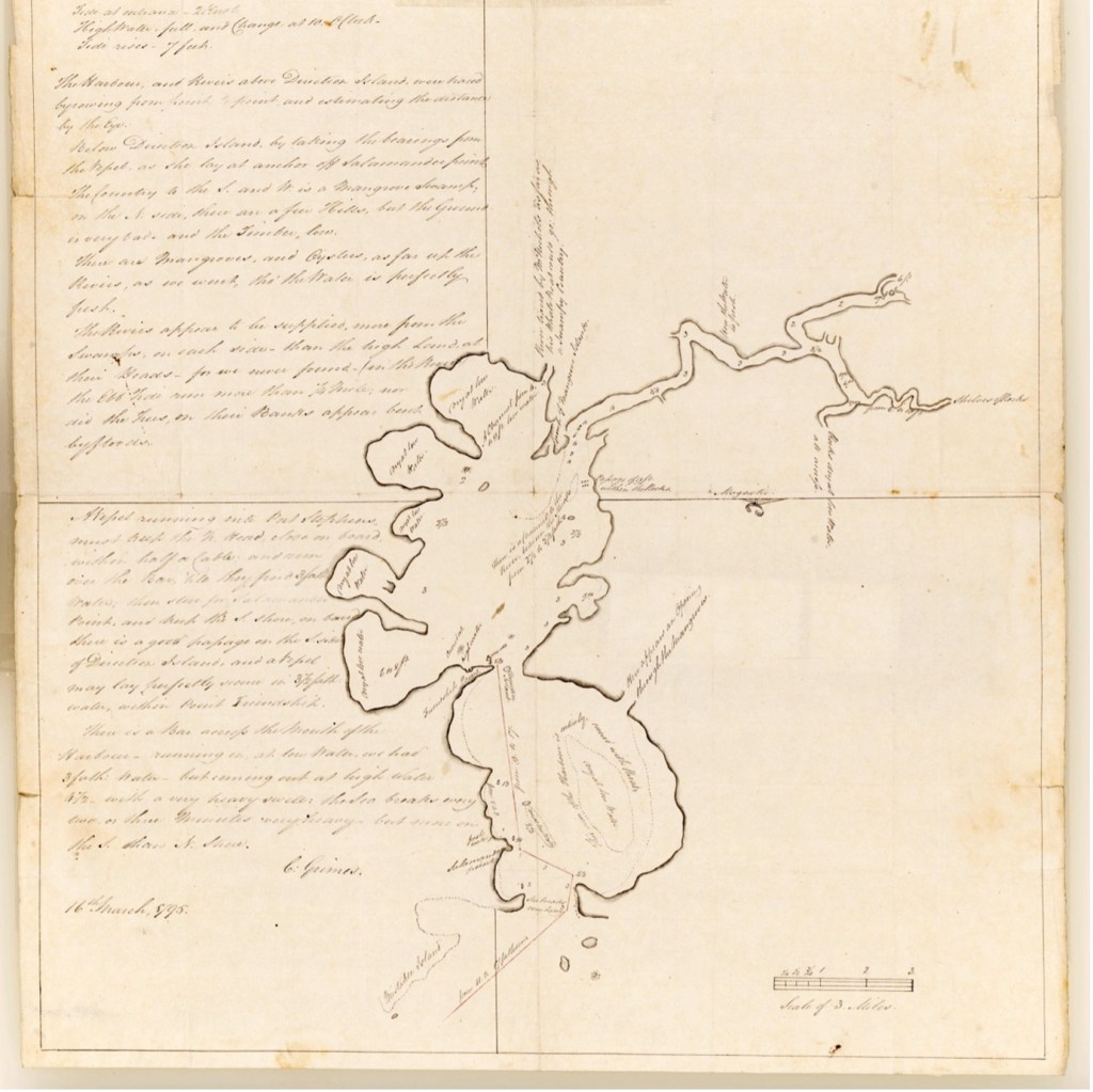 First  Land Survey and Early Maps of Port&nbsp;Stephens