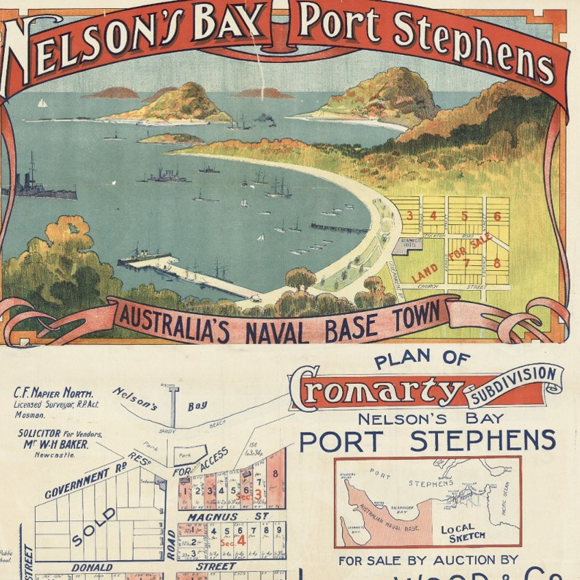 Early Land Subdivisions in Port&nbsp;Stephens