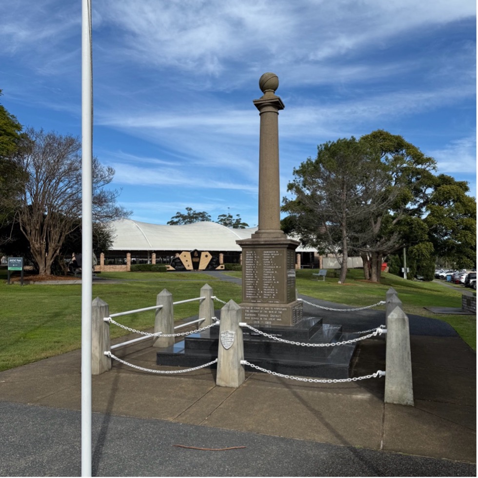 First World War Memorial at Raymond Terrace – Port&nbsp;Stephens